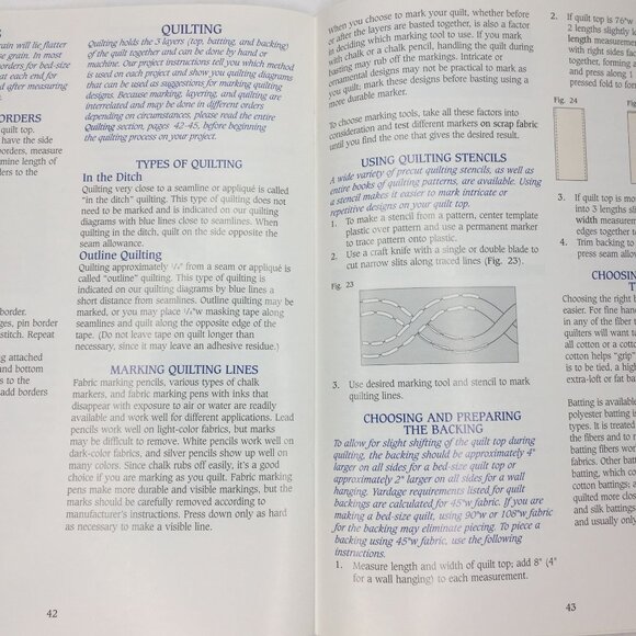 Vintage Country Bouquet Quilts Pattern Book Leisure Arts Quilting Ideas Designs - Picture 9 of 10